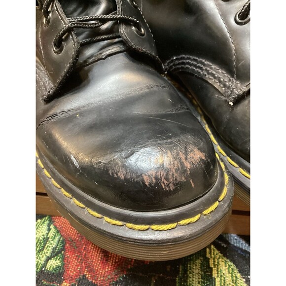 Dr. Martens Airwair Original Smooth Leather Black Boots #11821 Made In England 7 - Picture 2 of 16